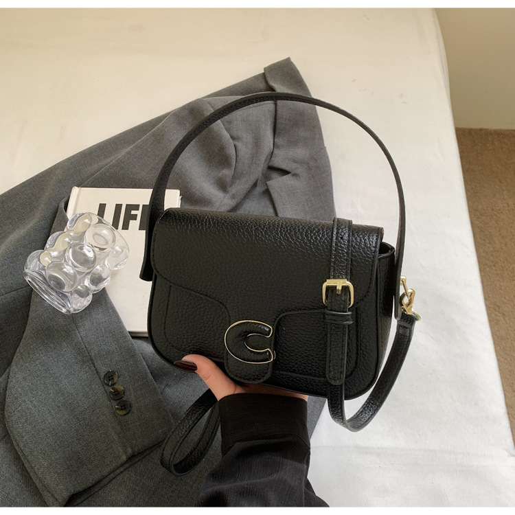 Korean niche fashion handbag for women 2025 new style simple solid color casual small square bag with a sense of high-end crossbody undefined