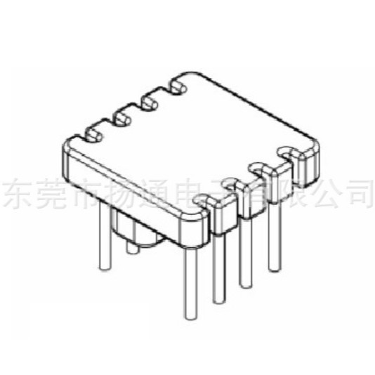磁环电感底座 12*12mm CASE底座4+4电子变压器卧式干式三相ebay