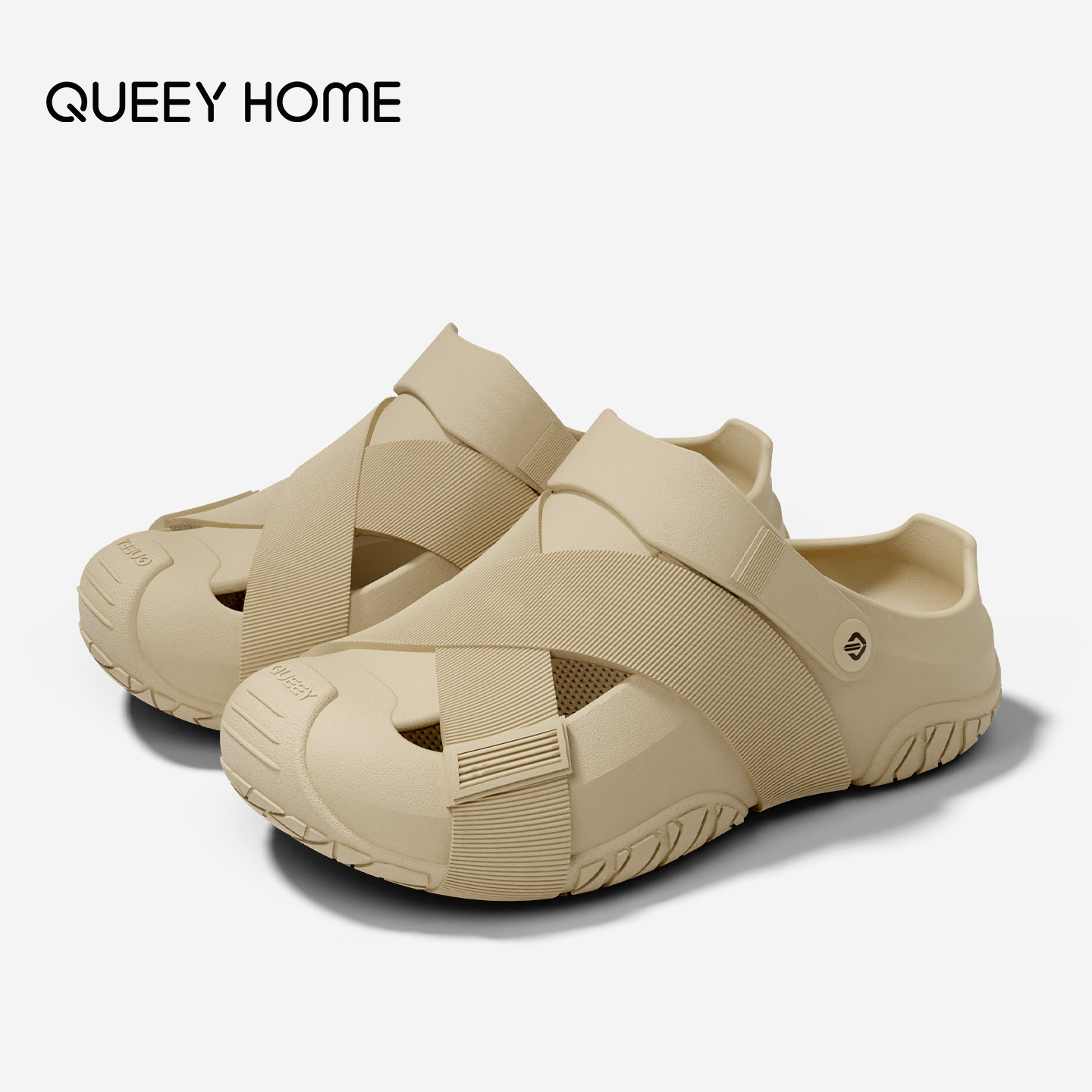 Chaussures croco à semelles épaisses pour hommes, été 2026, nouveaux vêtements d'extérieur antidérapants, antidérapants, pêche, conduite décontractée, sandales à deux usages avec sensation de merde