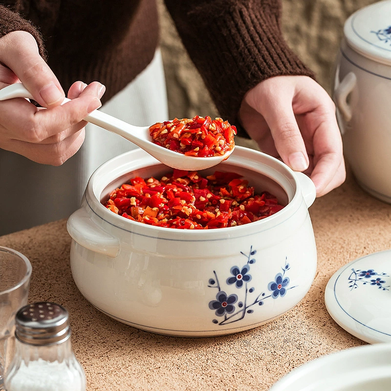 Миннаньский суповой горшок для тушения, пищевая керамика высокого класса с крышкой, внутренняя вставка для тушения и варки супа, домашний керамический сотейник для пропаривания