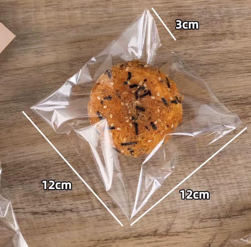 ビスケットパン包装袋ジップロック袋粘着袋透明食品スナックケーキタルトベーキング包装使い捨て|undefined