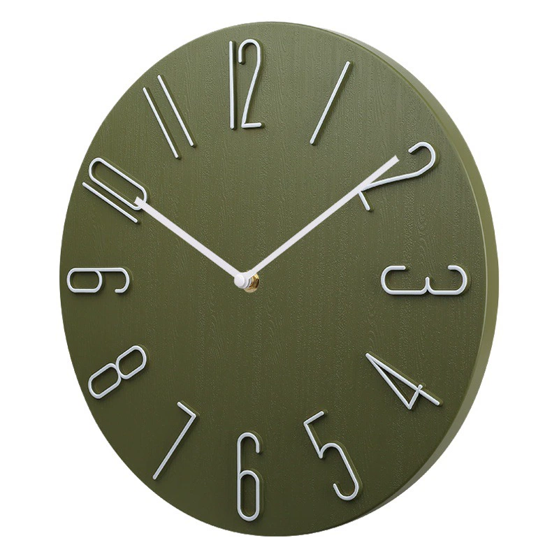 12 дюймов 30 см настенные часы Amazon Nordic Light Роскошные Креативные Часы для гостиной современные бесшумные кварцевые часы оптом