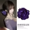 5982 charming purple rose hair clip