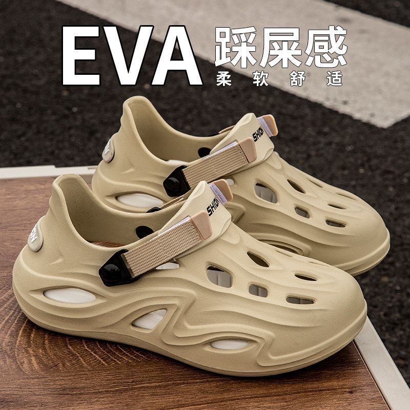 Men's Summer Driving and Fishing Outdoor Thick-Soled Non-Slip Outdoor Wear-Resistant Beach Toe-Toe Sandals for Men