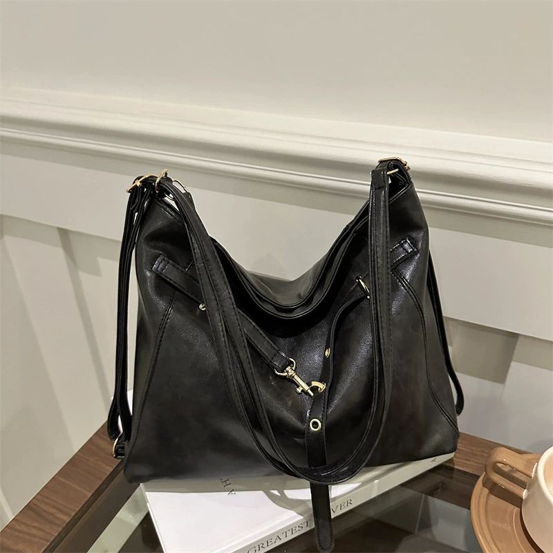 Универсальная плечевая сумка — ретро через плечо, 29×8×25 см, стиль 2024