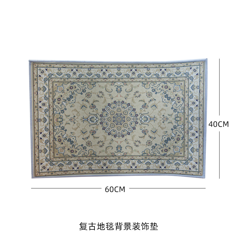 빈티지 카펫 배경 장식 매트