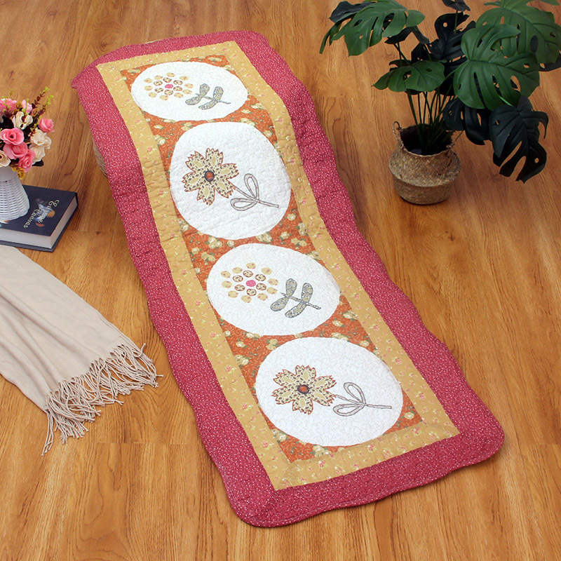 [Small Wholesale] Korean Cotton Bedside Mat, Floor Mat, Door Mat, Fabric Quilted Anti-Slip Patchwork Living Room Mat