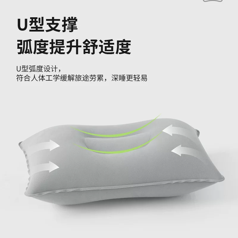 Inflatable travel foldable pillow, handheld airplane for beloved