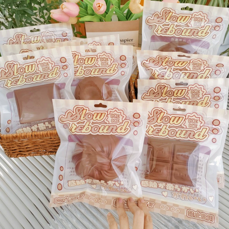 Игрушка, слизь, интернет-знаменитость, хлеб, тост, антистресс