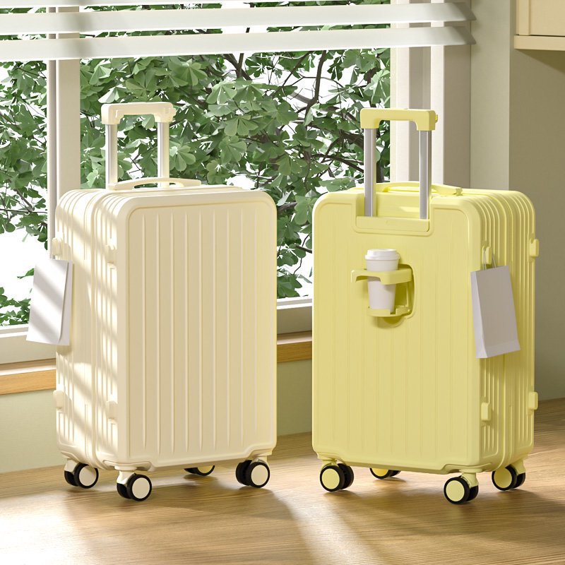 Multifunctional luggage cup universal wheel zipper password box small fresh mobile phone cup holder men's and women's suitcases wholesale