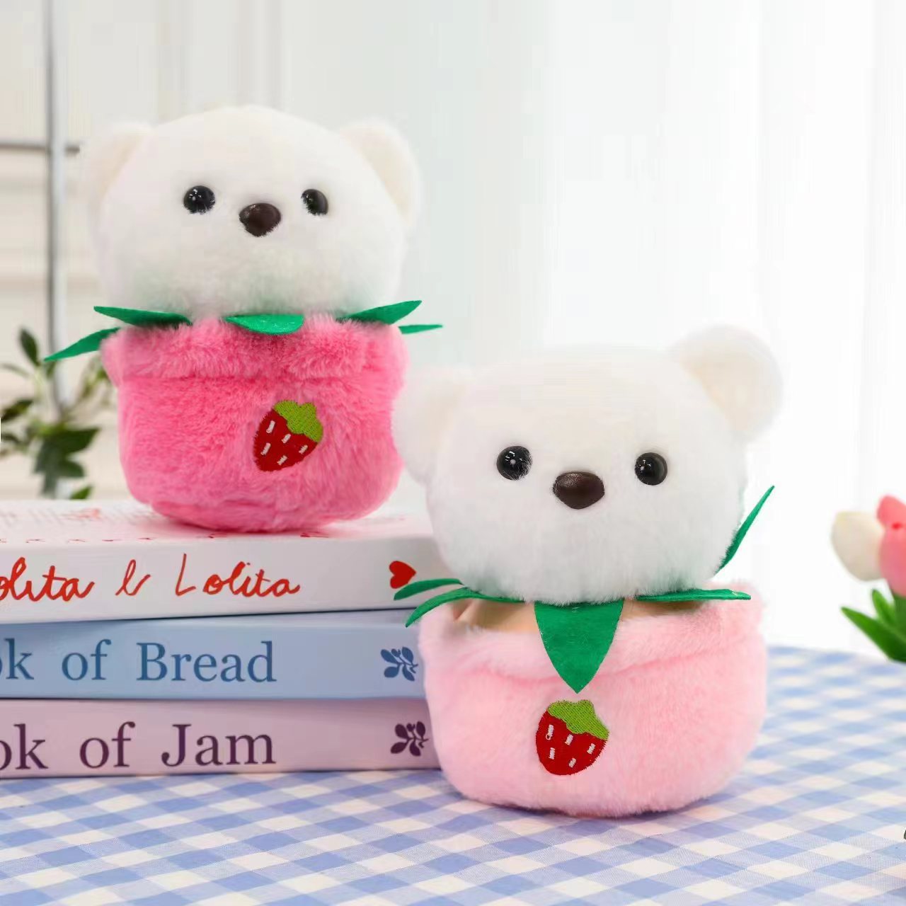 Venta al por mayor 8 pulgadas muñeca captura máquina fábrica felpa juguete muñeca boda actividad lanzando regalo decoración empuje