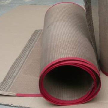 供应 4.4米宽门幅特氟龙加强型耐磨输送网带 可做牛鼻子钢扣接头
