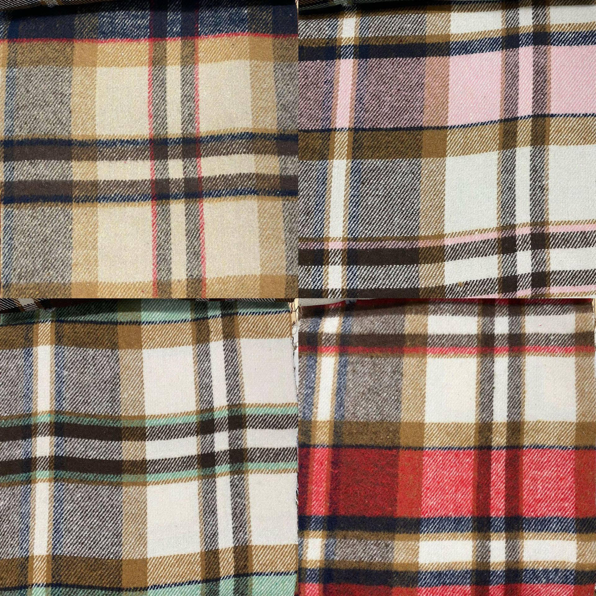 涤棉秋冬色织时尚格子布服装设计师电商男装女装童装面料现货批发