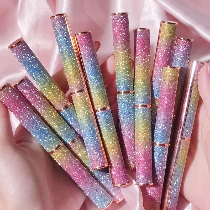 VIBELY Foreign Trade Starry Sky Shining matte Lipstick, non-stick cup, non-fading, small diamond heel Lipstick, cross-border wholesale undefined
