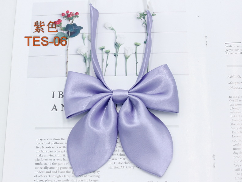 Pajarita de oreja de conejo de color sólido con lazo intermitente femenino nuevo estilo coreano estilo universitario jk uniforme pajarita accesorios de traje de marinera