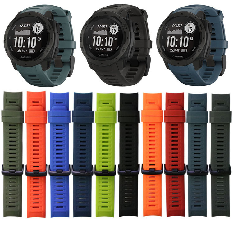 For Garmin Jiaming instinct instinct2 instinct Silicone Strap Jiaming Watch Sport Strap