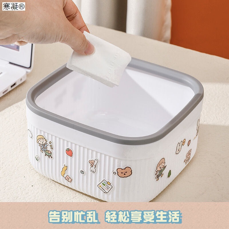 Trash Can for Desktop, Coffee Table, Ins-Style Storage Bin, Small Household Wastebasket, Creative Storage for Desk, Mini Version