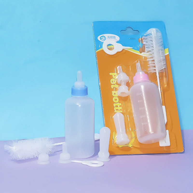 Бутылочка для кормления домашних животных Костюм из 6 предметов производители в наличии оптом устройство для кормления маленьких собак и кошек товары для домашних животных маленькая бутылочка для кормления