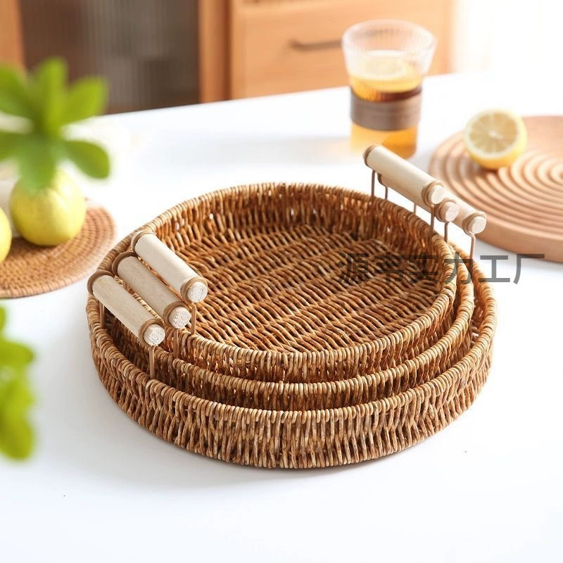 Поднос для закусок и сухофруктов, декоративная корзина для хлеба и фруктов для дома и гостиной