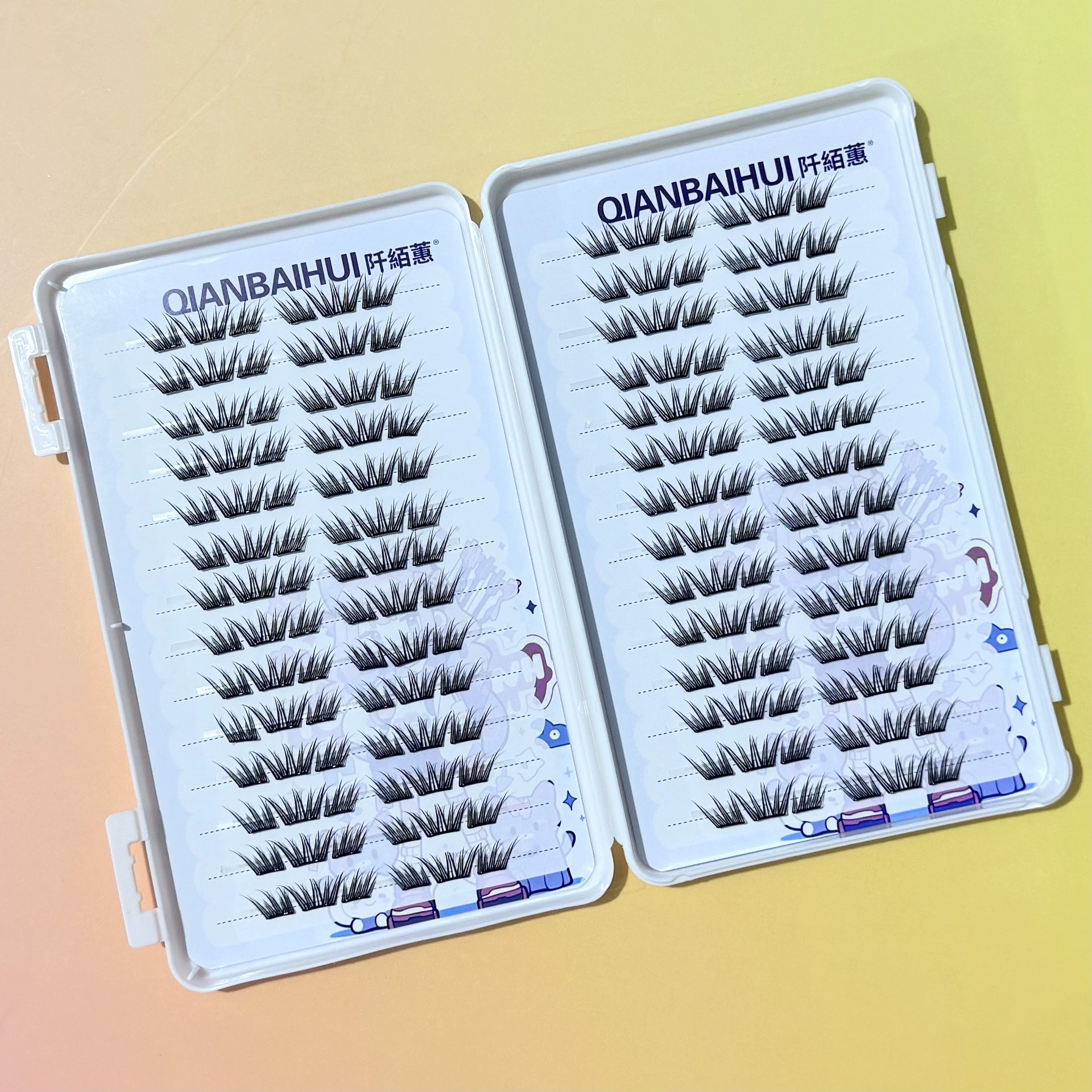 Capacious dense soft false eyelashes for eyelashes