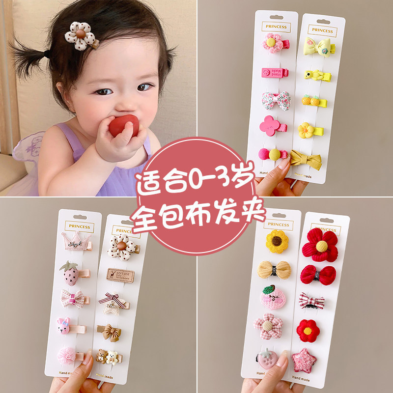 かわいい赤ちゃん胎児ヘアクリップ赤ちゃんは髪を傷つけませんヘアクリップ子供ヘアアクセサリー女の子サイド前髪ヘアクリップ帽子