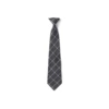 (No need to fight)--Gray checkered tie