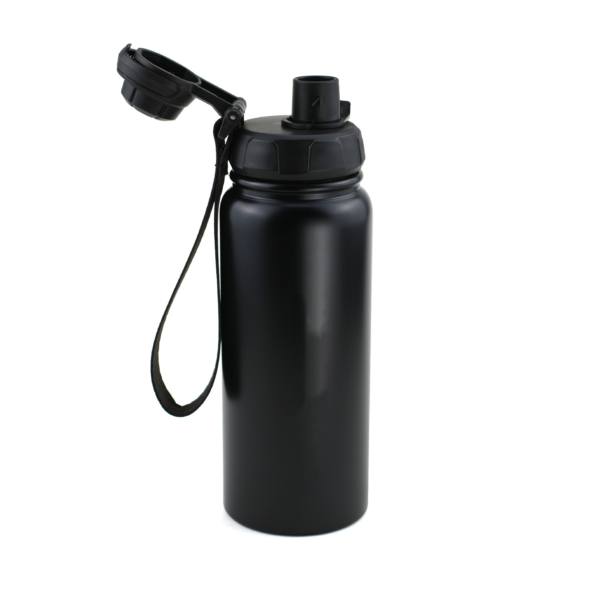 Nueva cuerda portátil al aire libre fitness deportes hervidor americano 30oz Comercio exterior Acero inoxidable espacio olla termo taza