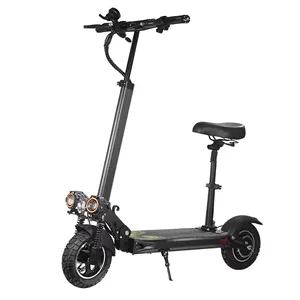 Lx-10Y Source Direct Sale 10inch Front and Rear Dual Shock-Absorbing Foldableable Portable Two-Wheel Scooter with Seat