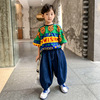 Children's clothing Boy Summer wear suit 2021 new pattern Western style children boy summer Net Red motion handsome A summer Chao Yi