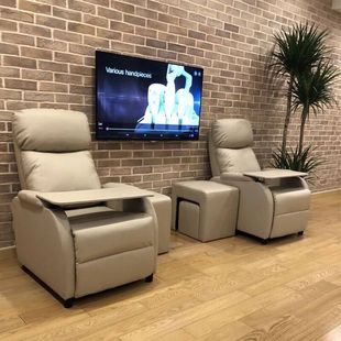 J8 Computer Fabric Reclining Sofa Foot Massage Bed Multi-Functional Simple Eyelash Massage Chair Electric Foot Bath Beauty Single G3