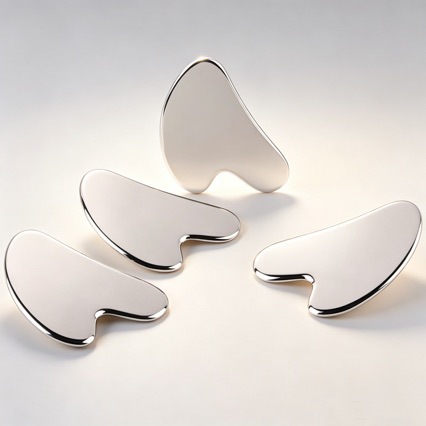 Stainless steel scraping board for facial massage, body massage, facial beauty, special eye tool, suitable for whole body use