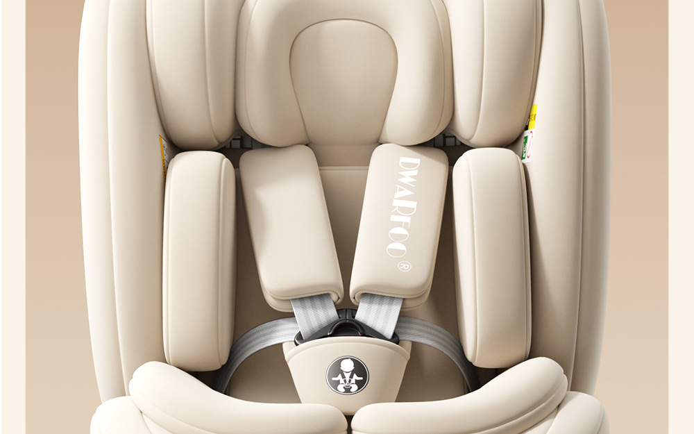 German Dwarfoo Kids Safety Seat for Cars, Suitable for Infants and Babies from 0 to 12 Years Old, Portable Seat and Recliner