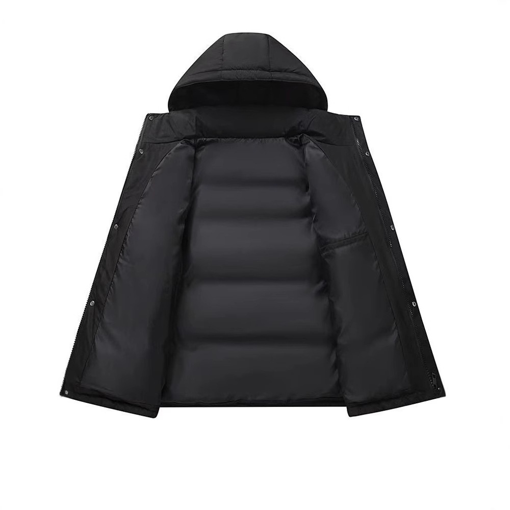 Versatile casual down men's winter new school uniform hooded jacket outdoor warm and cold proof clothing_voghion.com