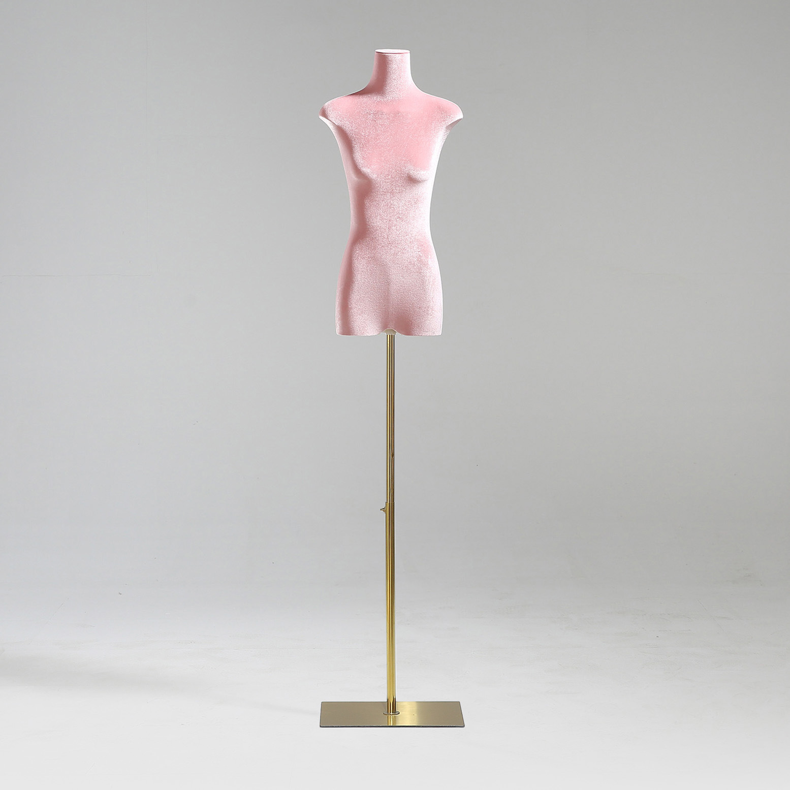 Modelo de tienda de ropa estante de exhibición de terciopelo pecho plano cuerpo plano ropa de mujer modelo de busto accesorios ventana estante modelo de plataforma image 46