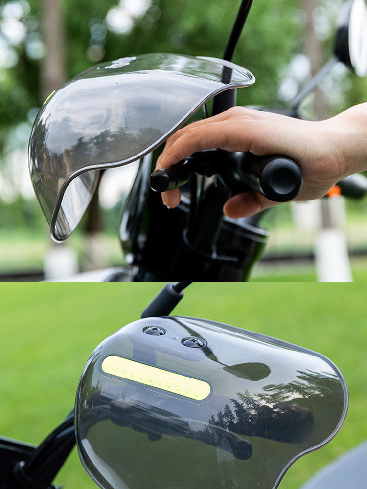 Electric Vehicle Windshield Handguard Cover Waterproof Battery Motorcycle Handle Cover Sunshade Rain Protection Universal Handle Sunscreen