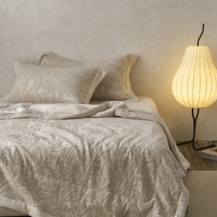 Oeko-Tex Certified Class a 100% Linen Cross-Border Classy Customized Bedding Set Linen Four-Piece Set Three-Piece Set