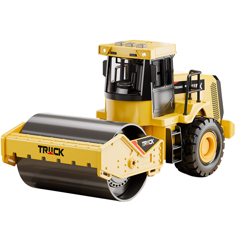 Rodillo de carretera para niños coche de juguete coche de ingeniería de gran tamaño carretera presionando coche excavadora bulldozer carretilla elevadora niño 2 aleación 3 años