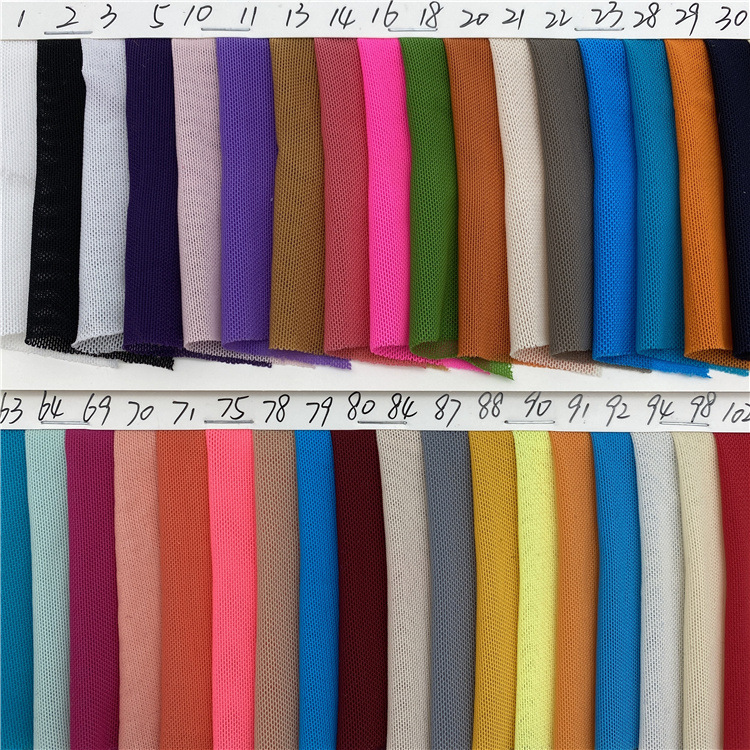 现货供应 40D氨纶网眼布 锦纶四面弹力网布  瑜伽服装泳衣面料