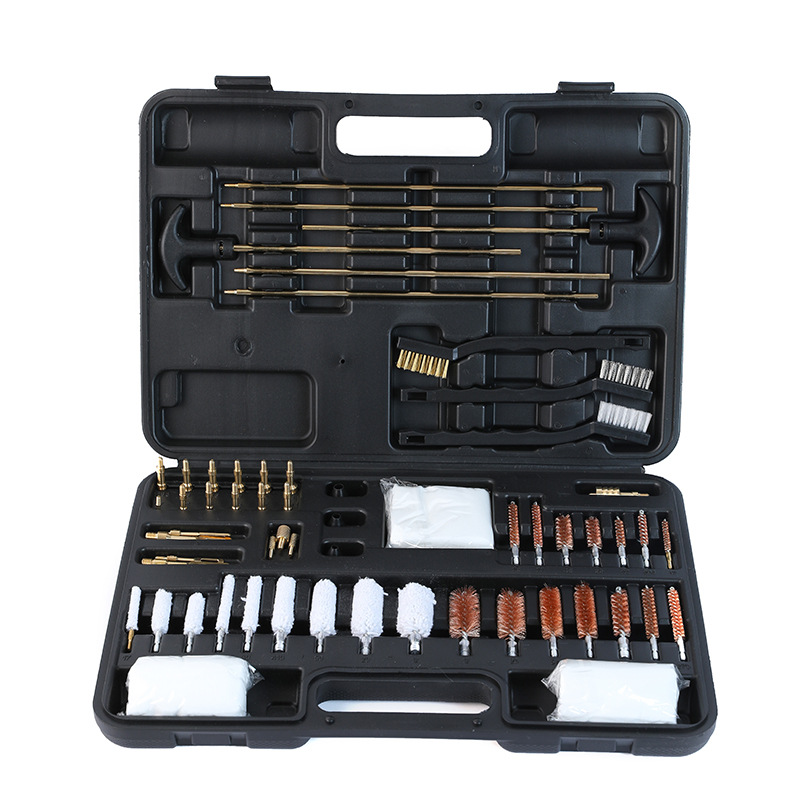 Juego de cepillos de limpieza transfronterizos al por mayor para Amazon, herramientas de mantenimiento y limpieza para armas de fuego y tuberías, herramientas multifuncionales para limpieza de armas domésticas.
