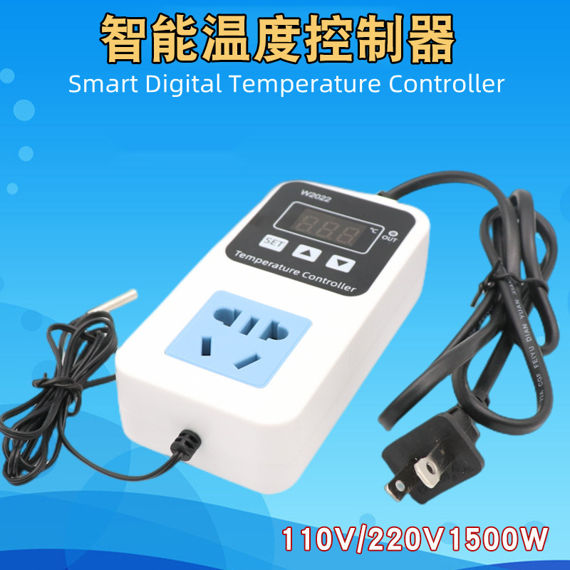 Digital display 110V microcomputer LCD intelligent thermostat temperature control switch electronic temperature controller temperature control US socket Digital display 110V microcomputer LCD intelligent thermostat temperature control switch electronic temperature controller temperature control US socket
