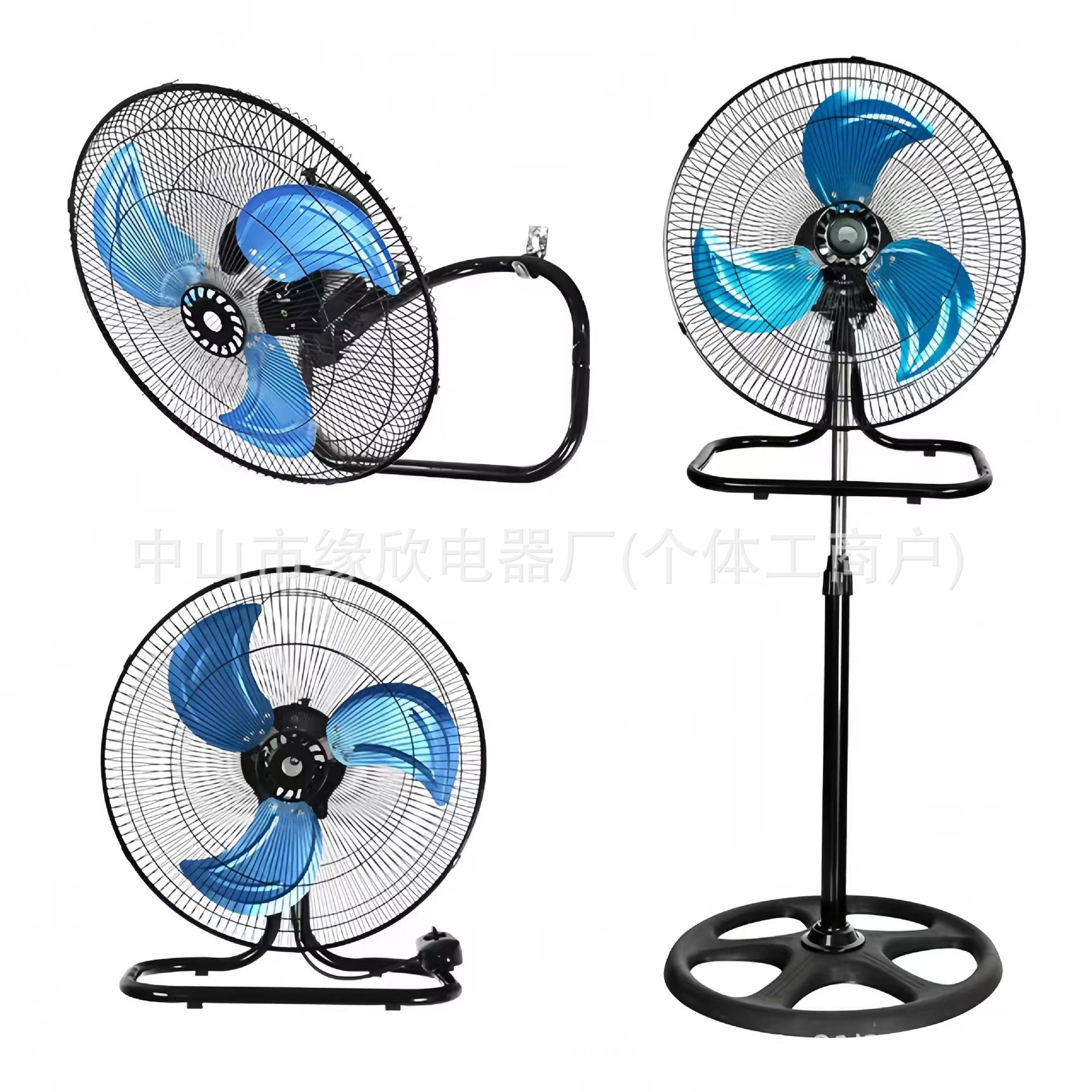 Comercio exterior 18 pulgadas 3 - en - 1 ventilador eléctrico de aluminio hoja 110v ventilador de suelo industrial eólico transfronterizo explotador de América del Sur