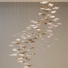 定制空中吊饰创意琉璃挂件酒店大堂售楼部沙盘工程装饰品批发