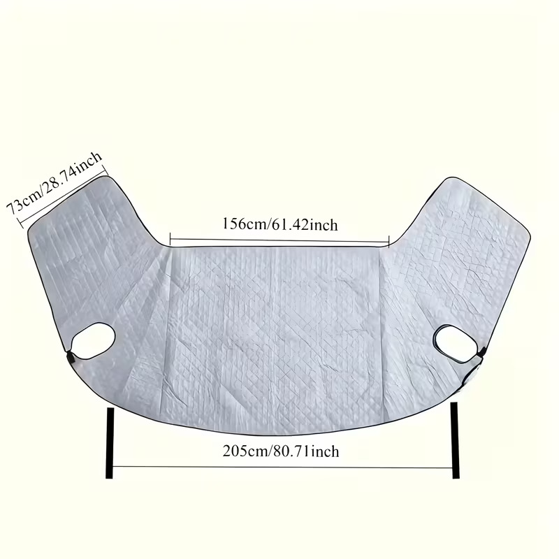 Rv Windshield Cover, Sunshade, Sun Protection, Heat Insulation, Sunshade for Car, Anti-Frost, Snow Cover, Windproof Cover, Snow Protection Cover