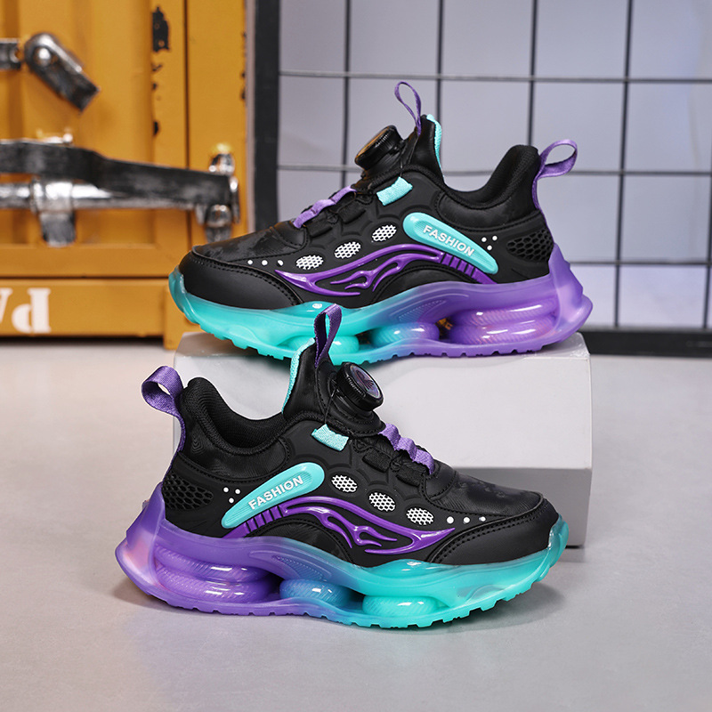 Zapatos deportivos para niños en 2025 nuevos zapatos para niñas zapatos de baloncesto para niños zapatos transpirables antideslizantes para estudiantes