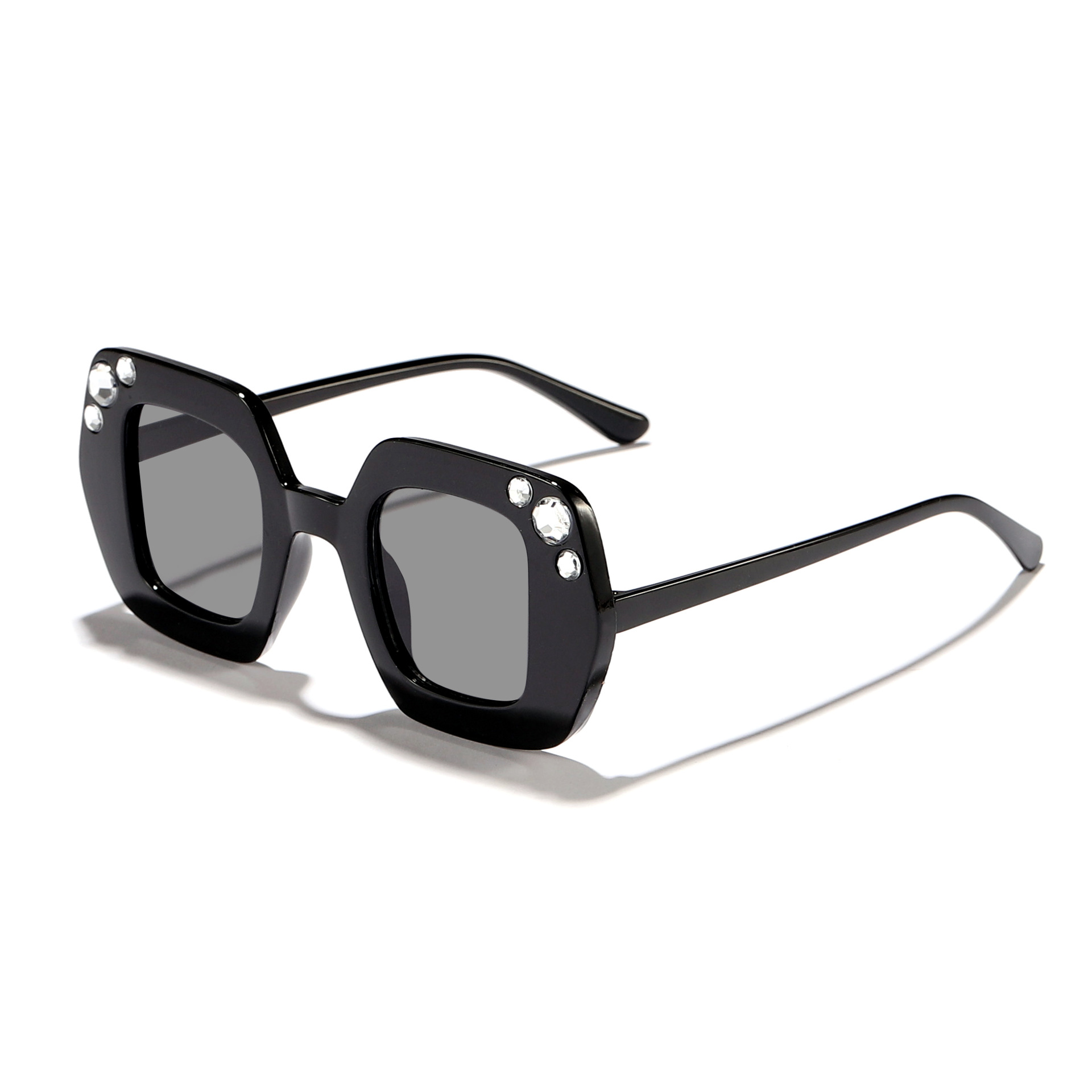 2025 nuevas gafas de sol de color caramelo de diamantes transfronterizas para niños