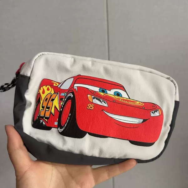 Cross-border Cars Movie Lightning McQueen Children's Bag Toddler Racing Car Movie Bag McQueen Waist Bag Crossbody Bag