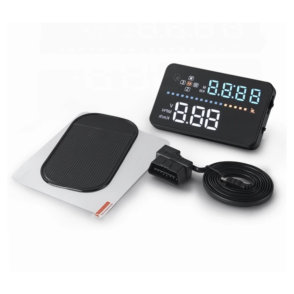 A3 3.5inch Car Hud Head-Up Display Projector Gps Speedometer Obd2 Car Speed Warning