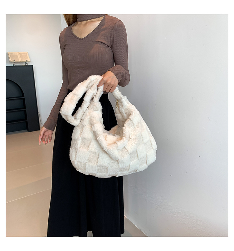 Women's Shoulder Bag Casual Fashion Solid Colour Handbag_voghion.com