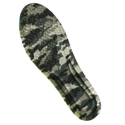 Camouflage military training insoles wholesale breathable sweat-absorbing sports insoles high-elasticity shock-absorbing comfortable-feel running insoles for men and women