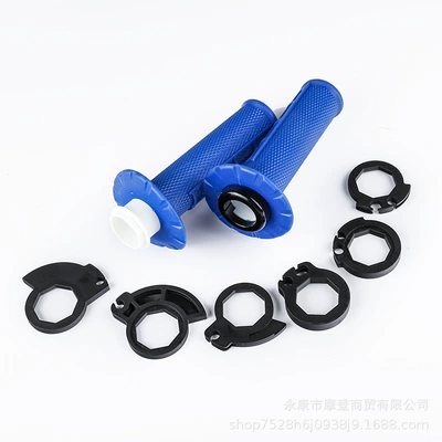 Wholesale Handlebar Grip Motorcycle Motosiklet ləvazimatları və aksesuarları - blue-a-pair-of-self-locking-grips